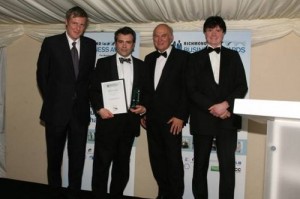 Rowberry Morris WIN Best Professional practice award, presented to Rowberry Morris by Vince Cable Business Secretary and Zac Goldsmith MP